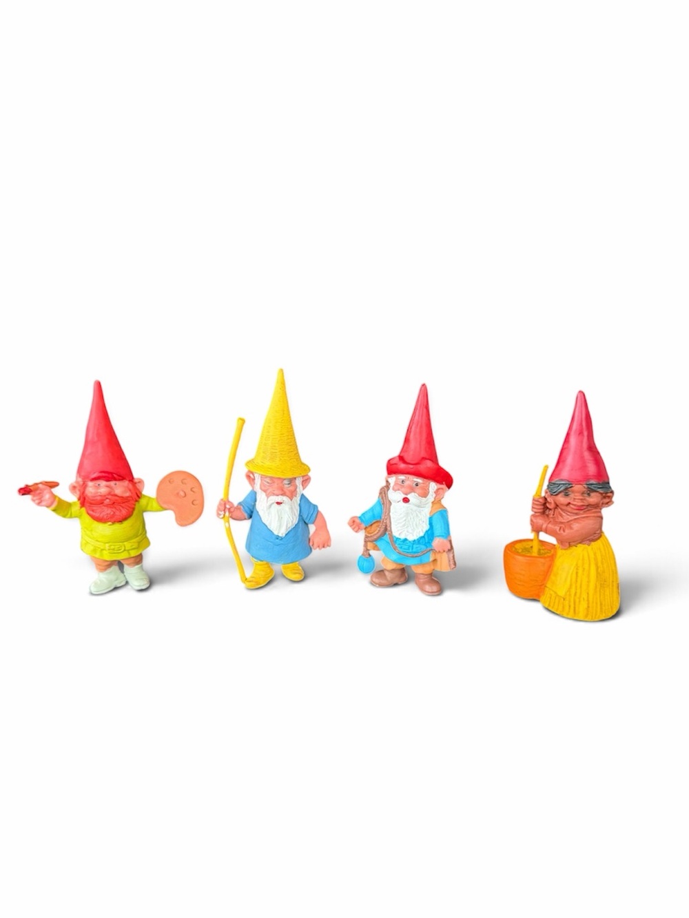 BRB David The Gnome Mini Figurines Set of 4 Collectible Figures